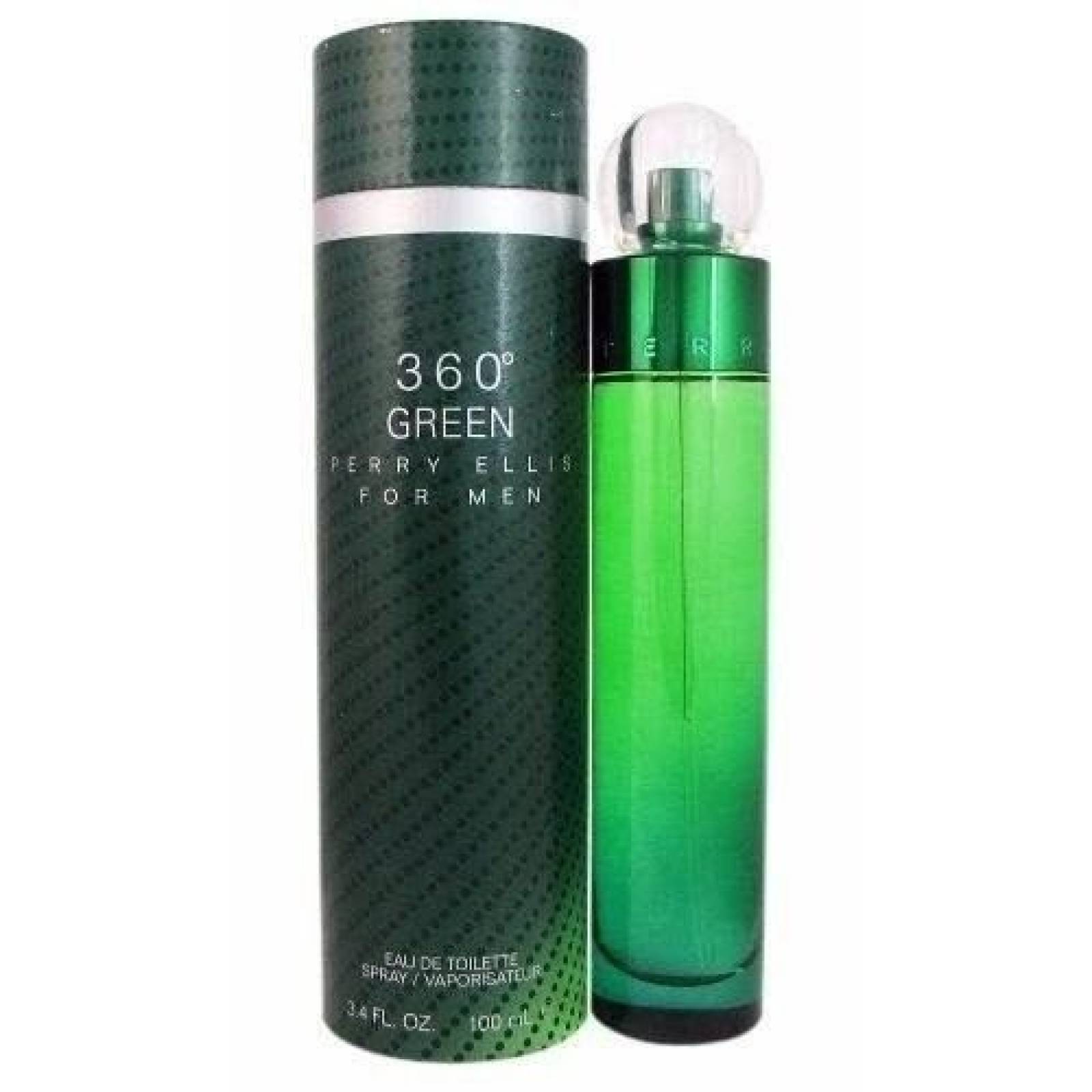 Perfume Perry Ellis 360° Green Edt de 100 ml para Caballero