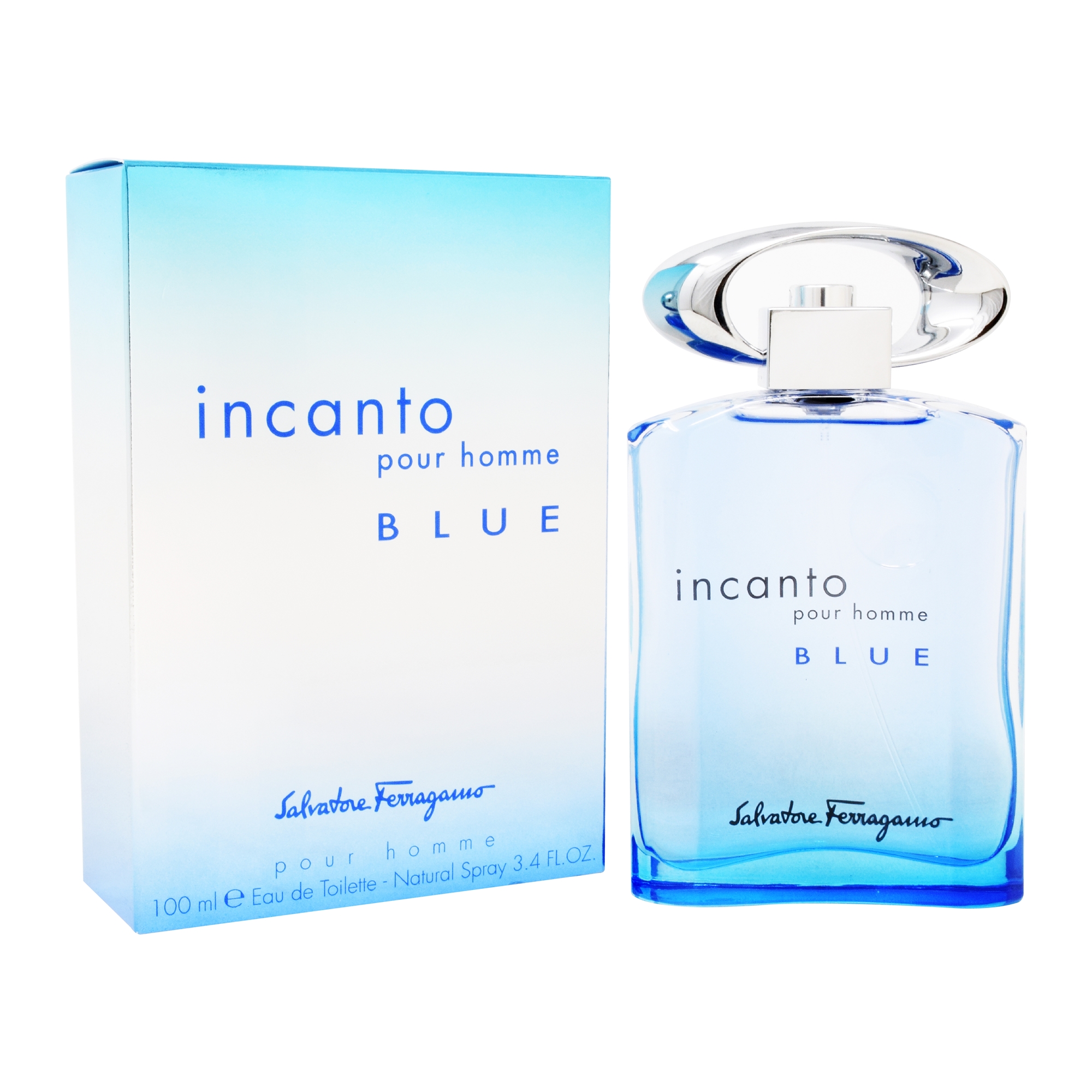 Foto 2 pulgar | Perfume Salvatore Ferragamo Incanto Blue 100 ml para Hombre