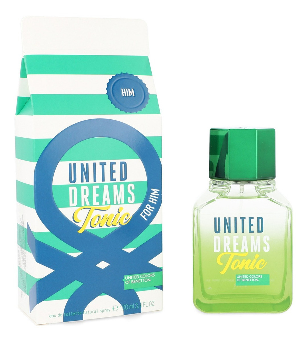 Foto 2 pulgar | Perfume Benetton United Dreams Tonic For Him de 100 ml para Hombre Edt Original