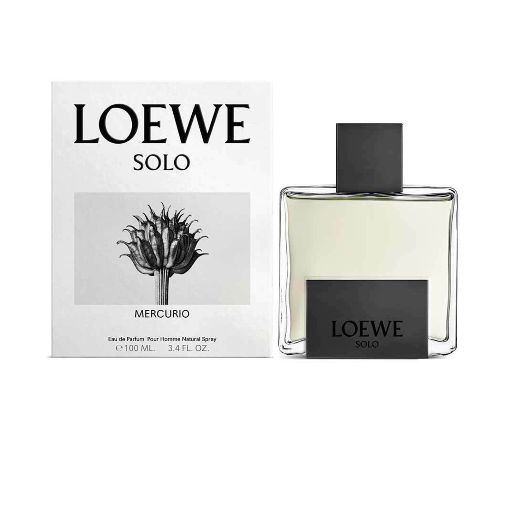 Perfume Loewe Solo Mercurio de 100 ml Edp Original para Hombre