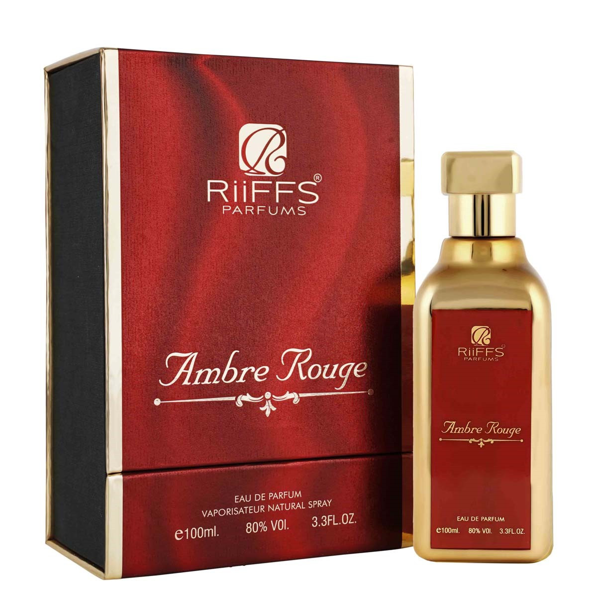 Foto 3 pulgar | Perfume Riiffs Ambre Rouge de 100 ml Edp Unisex