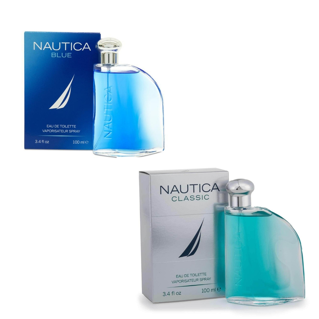 Foto 2 pulgar | Paquete Perfumes Náutica Blue + Classic Original para Hombre