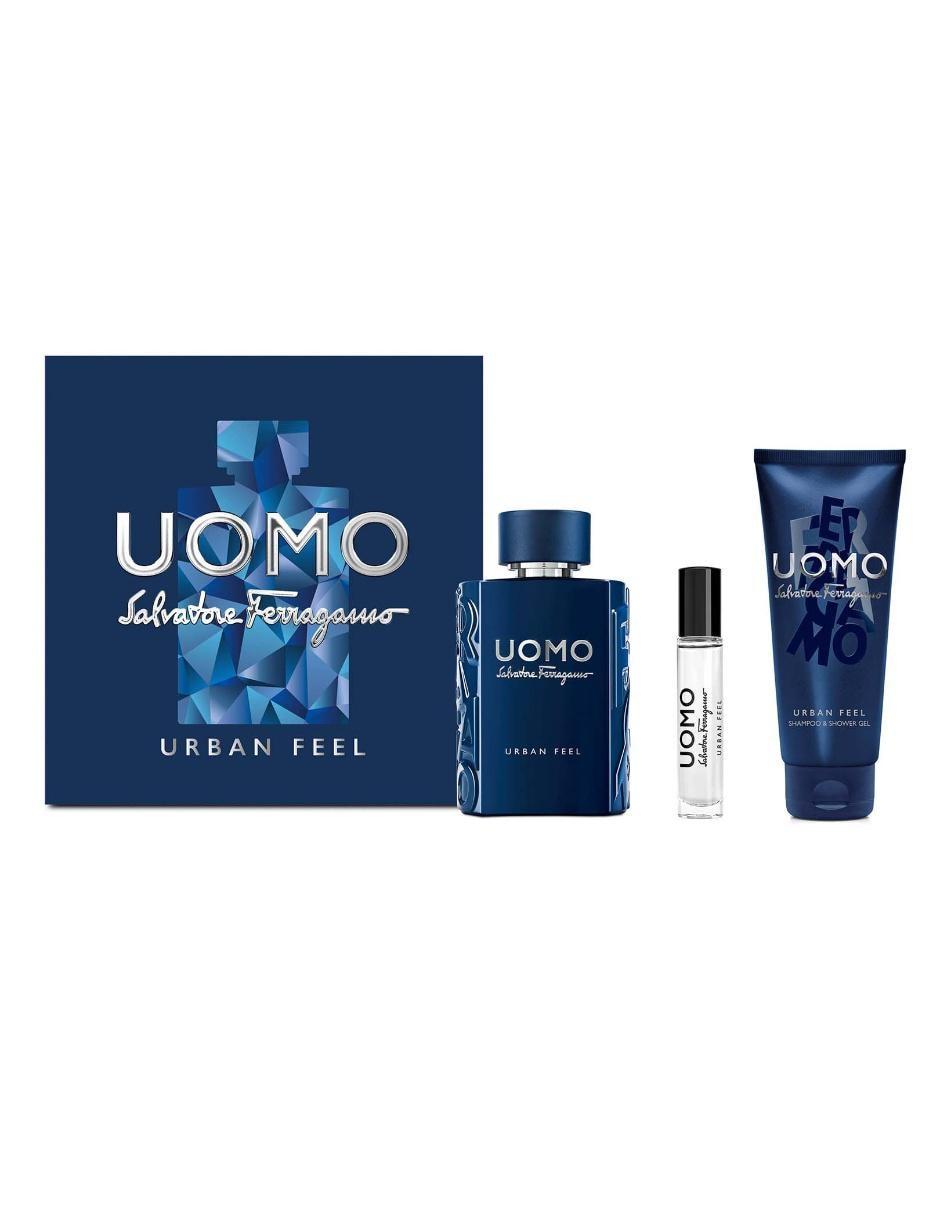 Set Uomo Urban Feel De Salvatore Ferragamo Edt 3 Pz
