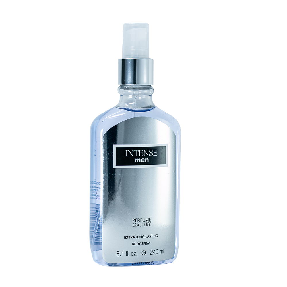 Perfume Gallery Body Mist Intense color Transparente para Hombre 240 ml