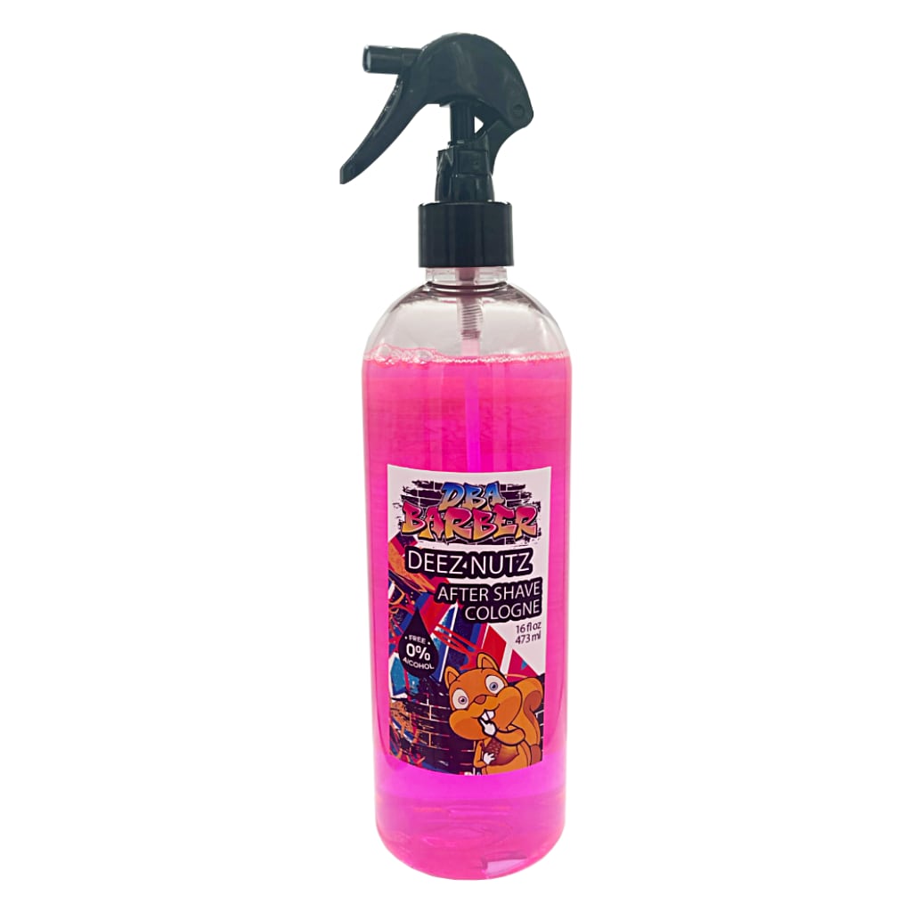 Loción para Después de Afeitar DBA Barbers Dezz Nutz color Rosa sin Alcohol