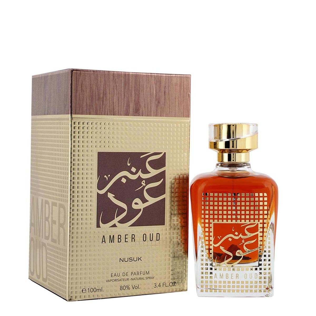 Foto 3 pulgar | Perfume Nusuk NUSUK008 Amber Oud 100 ML  Edp Unisex