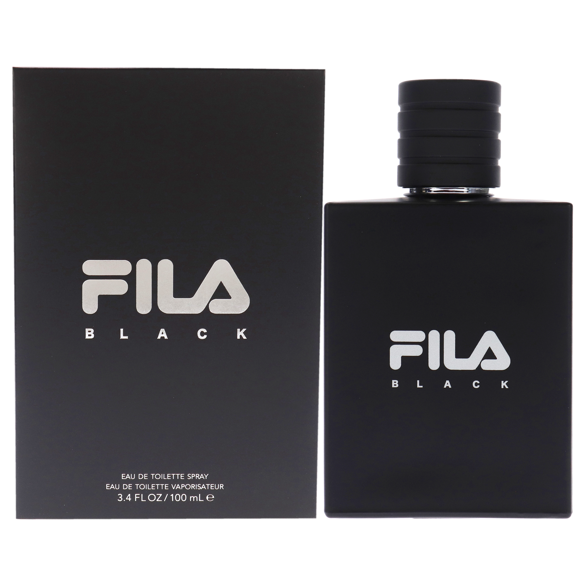 Foto 2 pulgar | Perfume Fila Black Edt Spray para hombres 3.4 oz