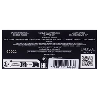 Foto 6 | Perfume Lalique White In Black Lalique Transparent Colour