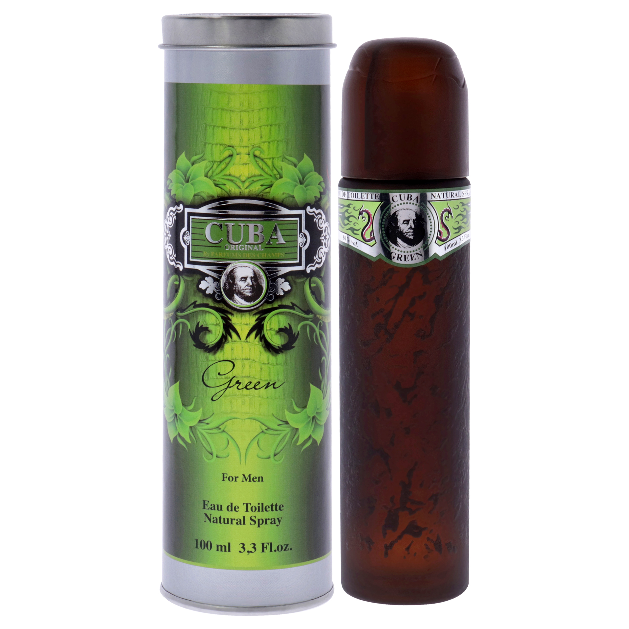 Foto 2 pulgar | Venta Internacional- Perfume Cuba Cuba Green En Aerosol Edt De 100 Ml para Hombre