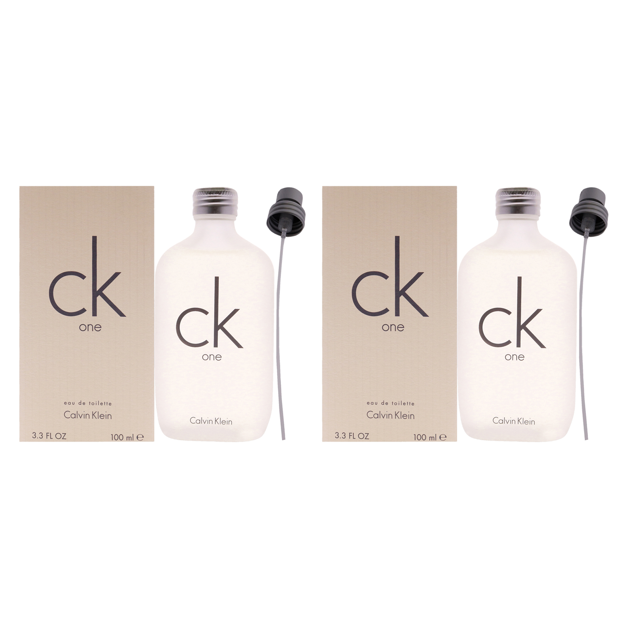 Venta Internacional- Perfume Ck One De Calvin Klein Unisex Aerosol Edt De 100 Ml Paquete De 2