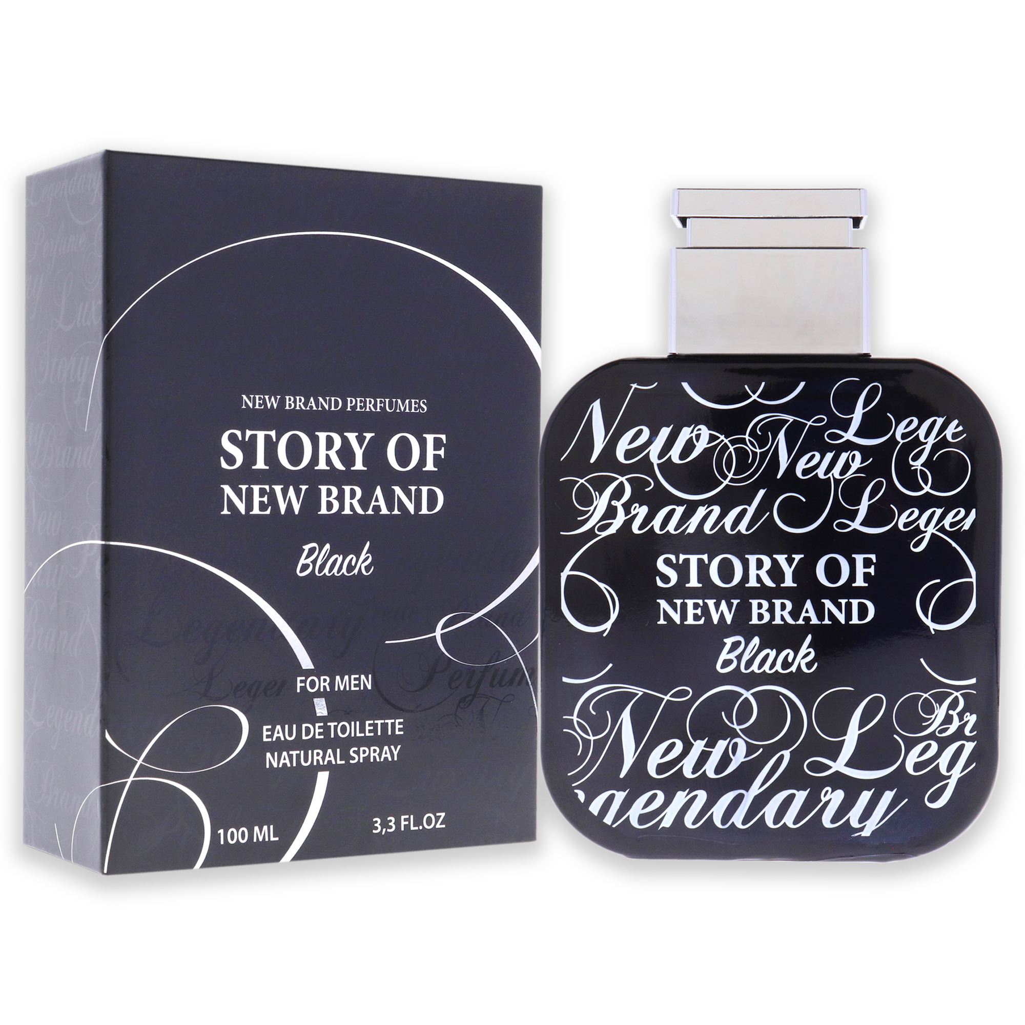 Foto 4 pulgar | Venta Internacional- Perfume New Brand Black Eau de Toilette 100 ml para Hombre