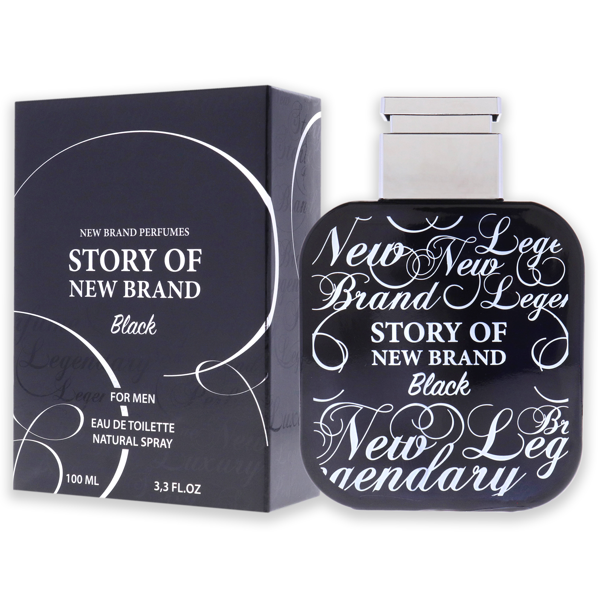 Foto 4 | Venta Internacional- Perfume New Brand Black Eau de Toilette 100 ml para Hombre