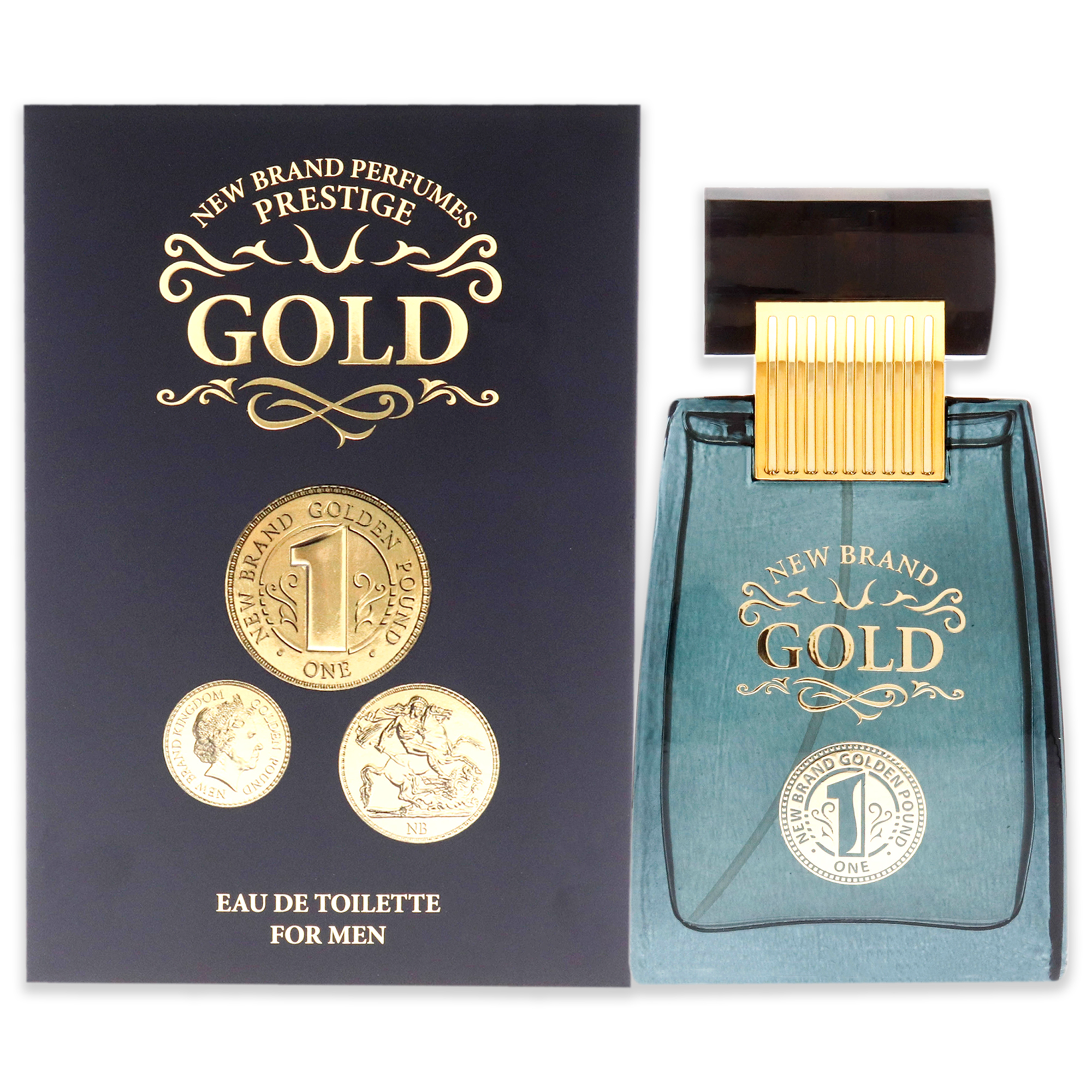 Venta Internacional- Perfume New Brand Gold Edt En Aerosol 100 Ml para Hombre