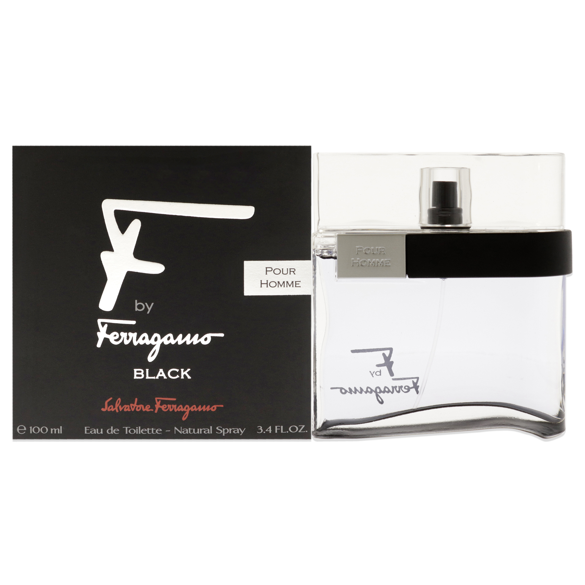 Foto 2 pulgar | Perfume Salvatore Ferragamo F Black para Hombres Edt Spray 100 ml - Venta Internacional