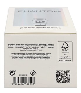 Foto 5 | Perfume Paco Rabanne Phantom Eau De Toilette para Hombre 100 ml - Venta Internacional