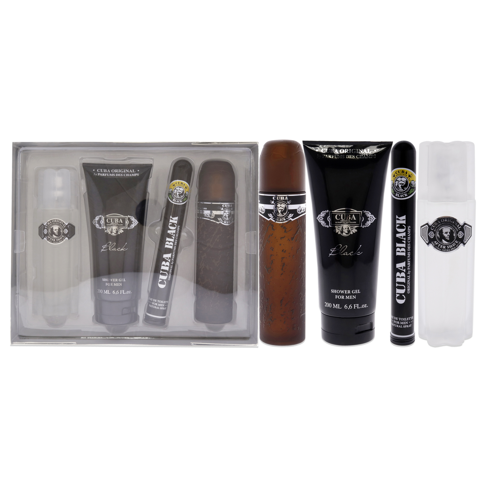 Foto 1 | Venta Internacional-Set de Regalo Perfume Cuba Cuba Black para Hombre 100 ml