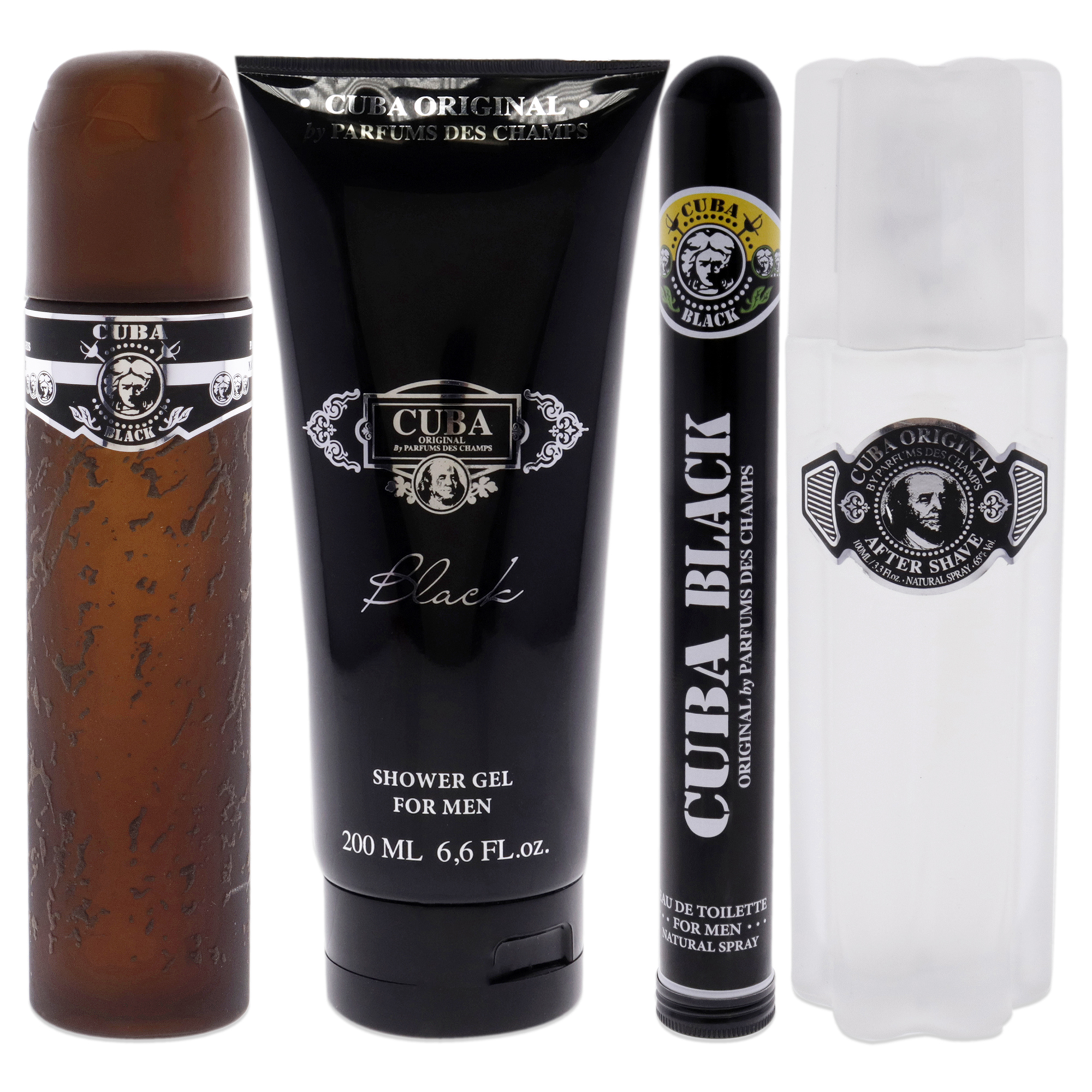 Foto 3 | Venta Internacional-Set de Regalo Perfume Cuba Cuba Black para Hombre 100 ml