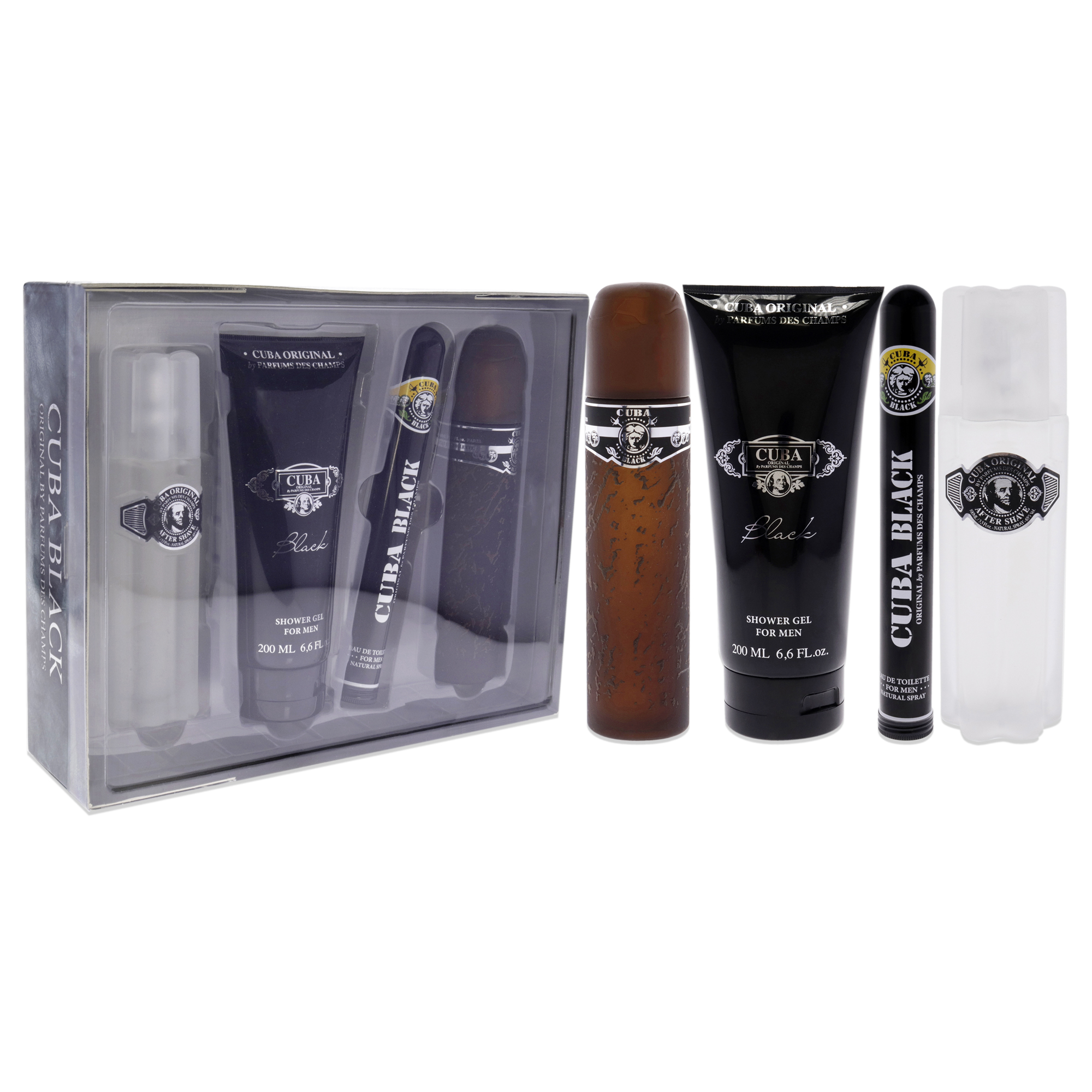 Foto 5 pulgar | Venta Internacional-Set de Regalo Perfume Cuba Cuba Black para Hombre 100 ml