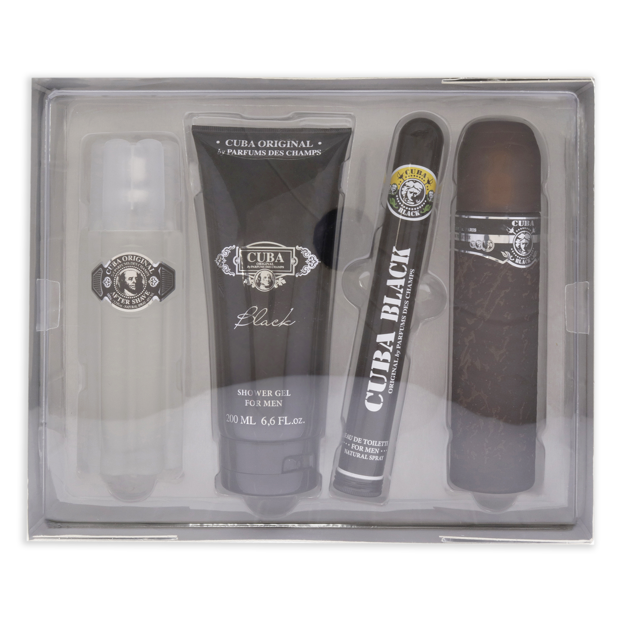 Foto 6 pulgar | Venta Internacional-Set de Regalo Perfume Cuba Cuba Black para Hombre 100 ml