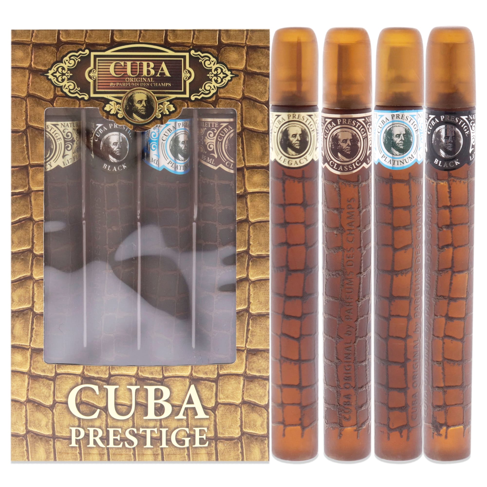 Set de Perfumes Cuba 4 Piezas para Hombre-Venta Internacional $699