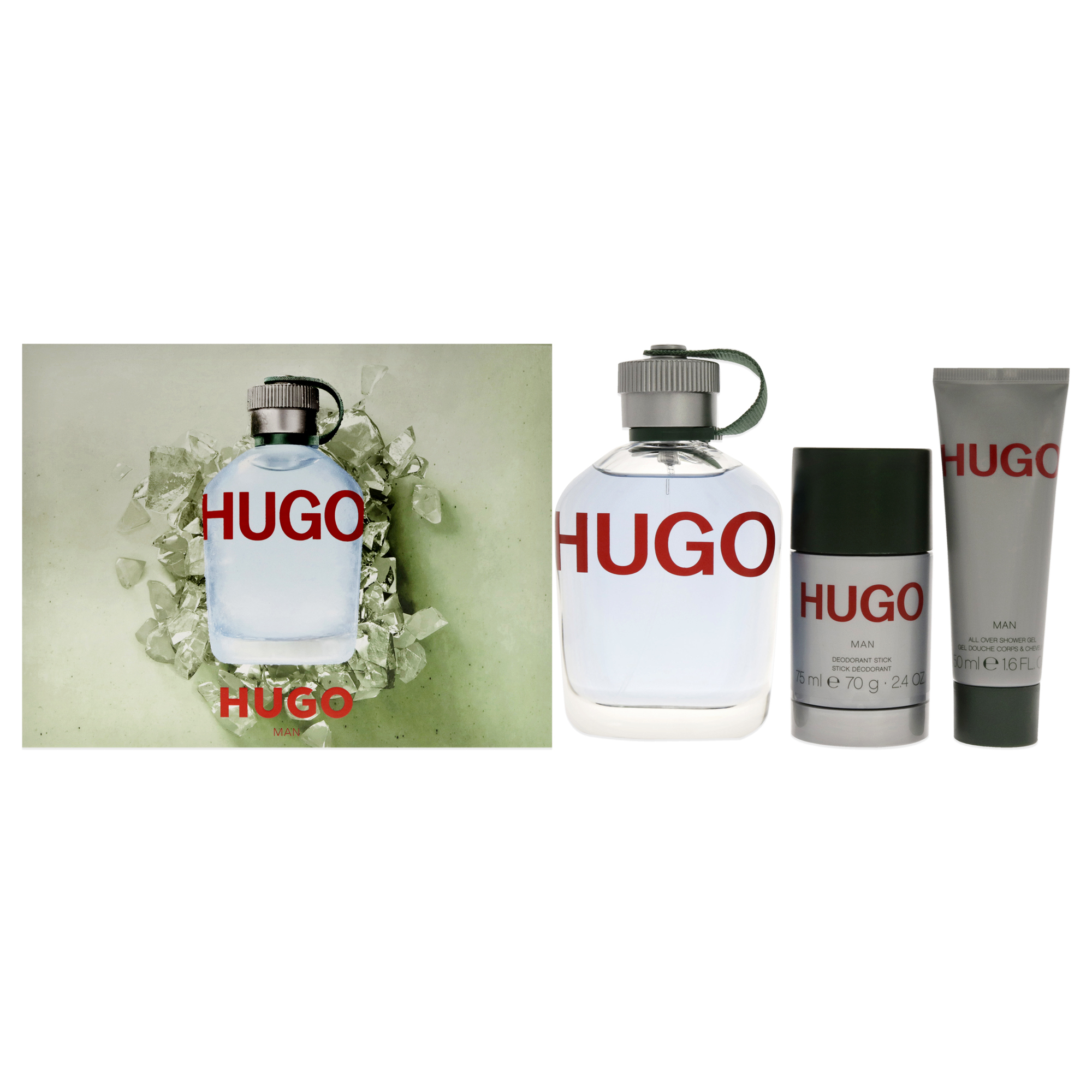 Foto 1 | Perfume Hugo De Hugo Boss For Men Gift Set 3 Piezas -Venta Internacional