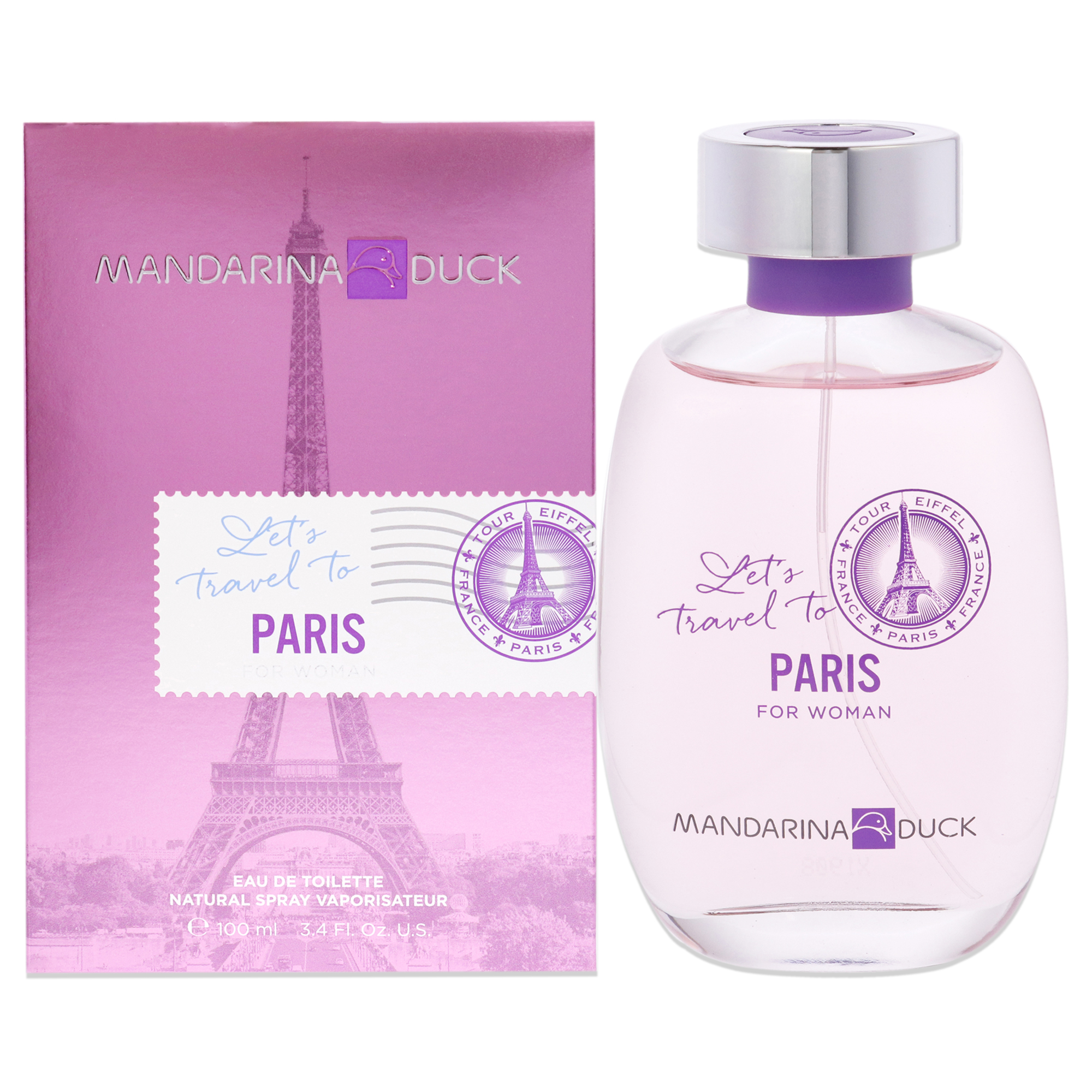 Perfume Mandarina Duck Lets Travel To París Edt Spray 100 ml - Venta Internacional