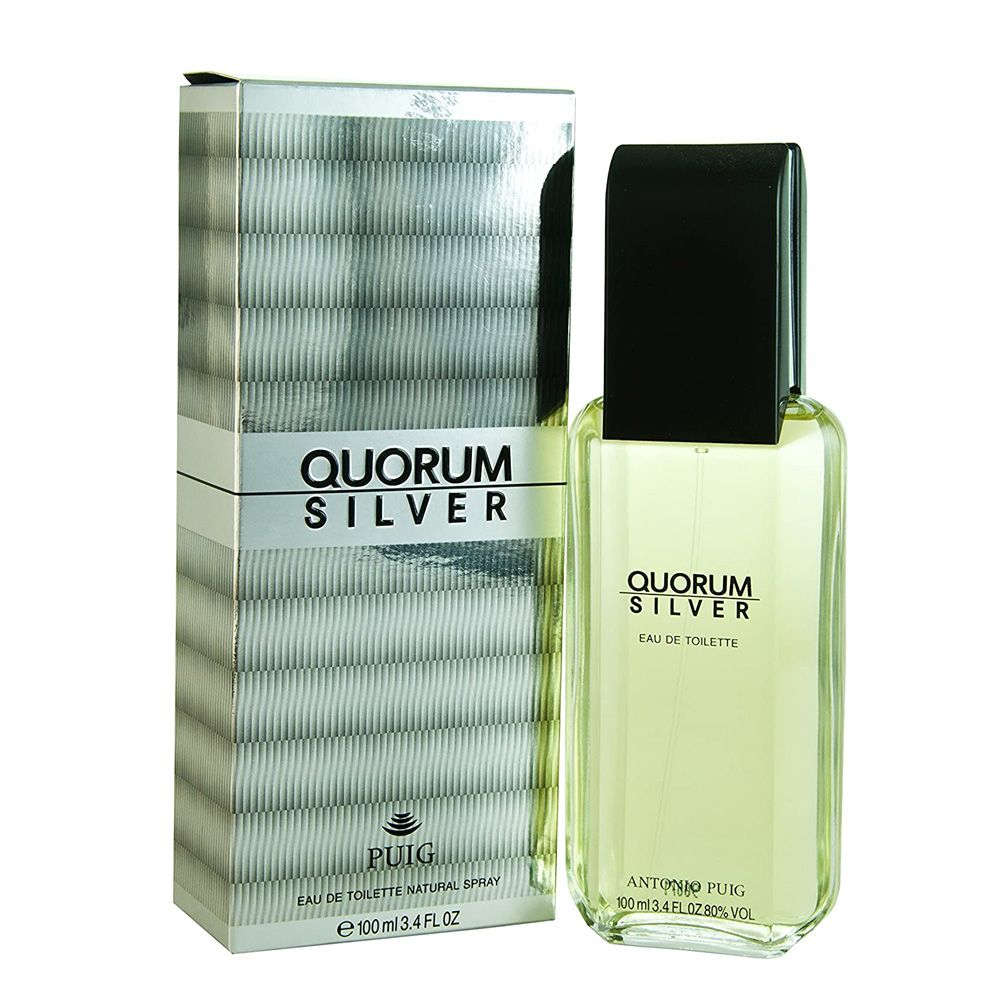 Venta Internacional - Perfume Antonio Puig Quorum Silver Edt 100 Ml Para Hombre