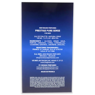 Foto 6 | Venta Internacional - Perfume New Brand Pure Sense Edt 100 Ml Para Hombre