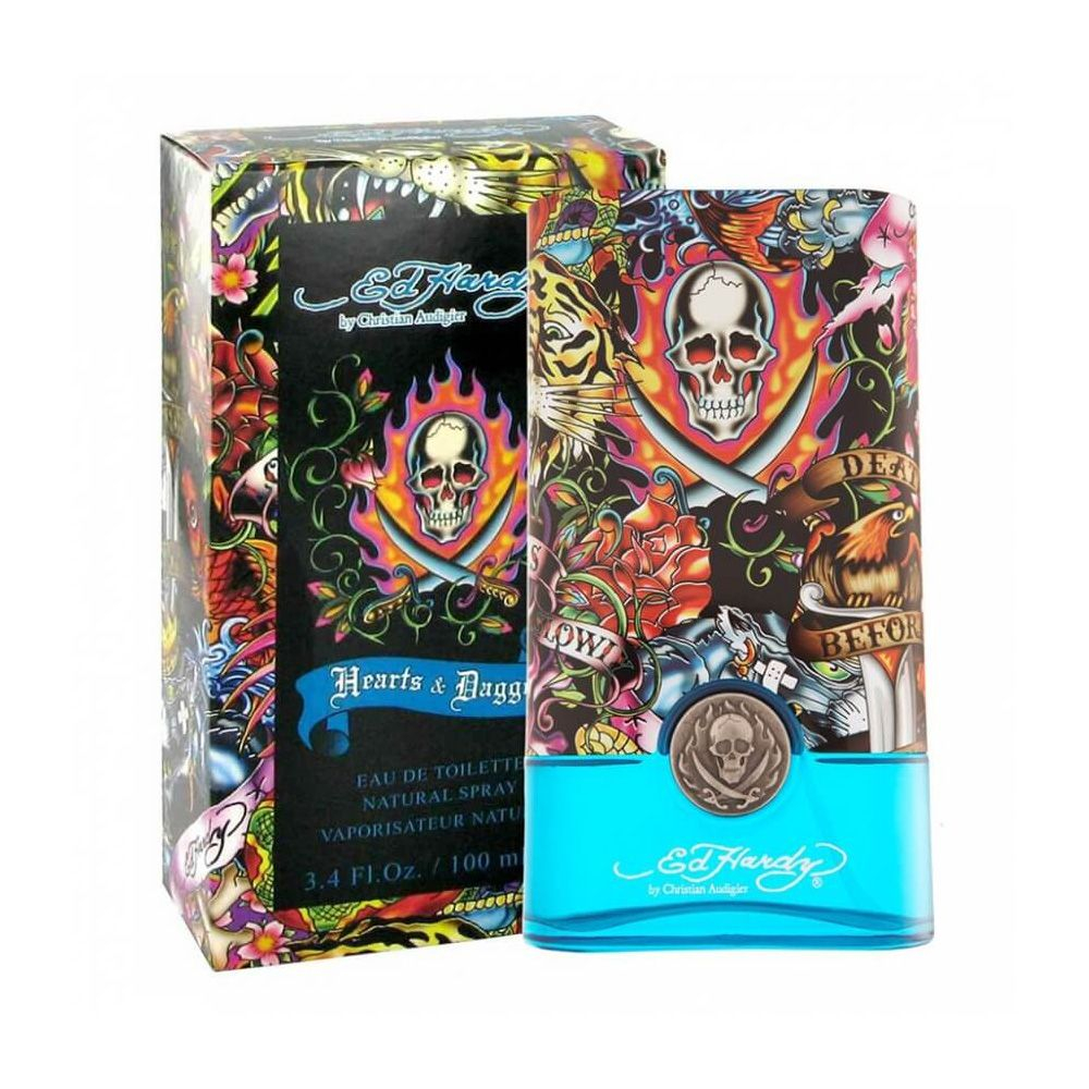 Foto 2 pulgar | Perfume Ed Hardy De Christian Audigier En Forma De Corazón Y Dagas, 100 Ml - Venta Internacional.