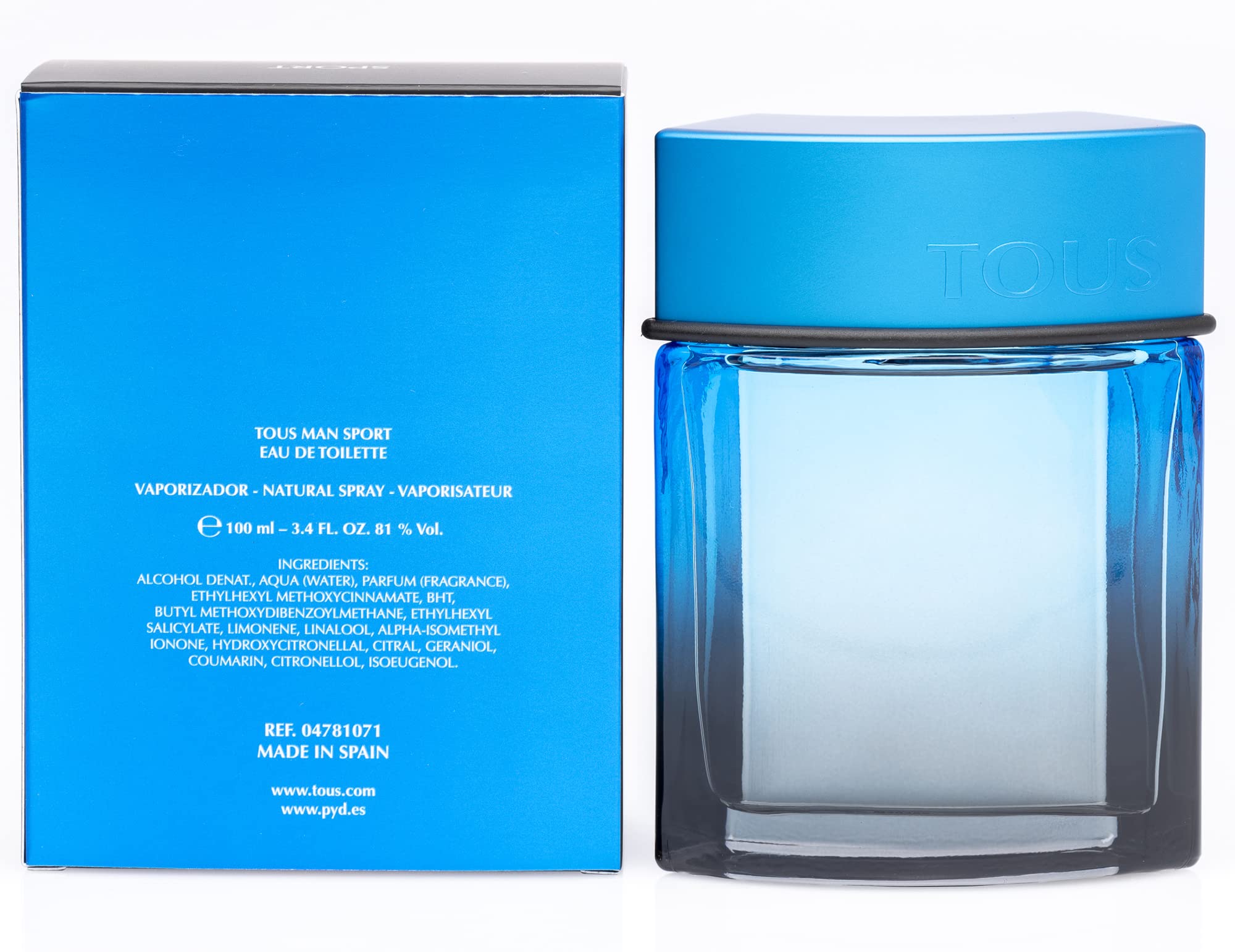 Foto 4 pulgar | Venta Internacional - Perfume Tous Man Sport Eau De Toilette Para Hombre, 100 Ml