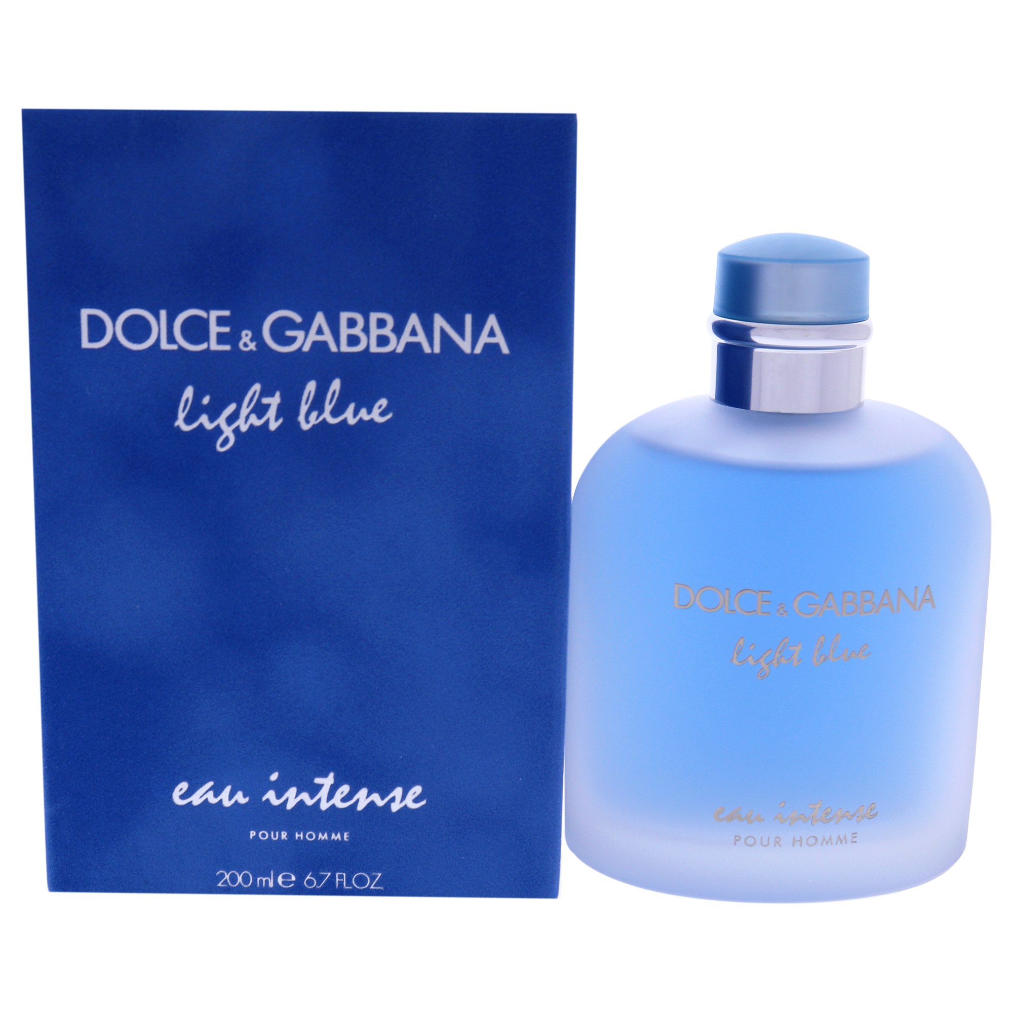 Perfume Dolce And Gabbana Light Blue Eau Intense 200 Ml Para M - Venta Internacional.