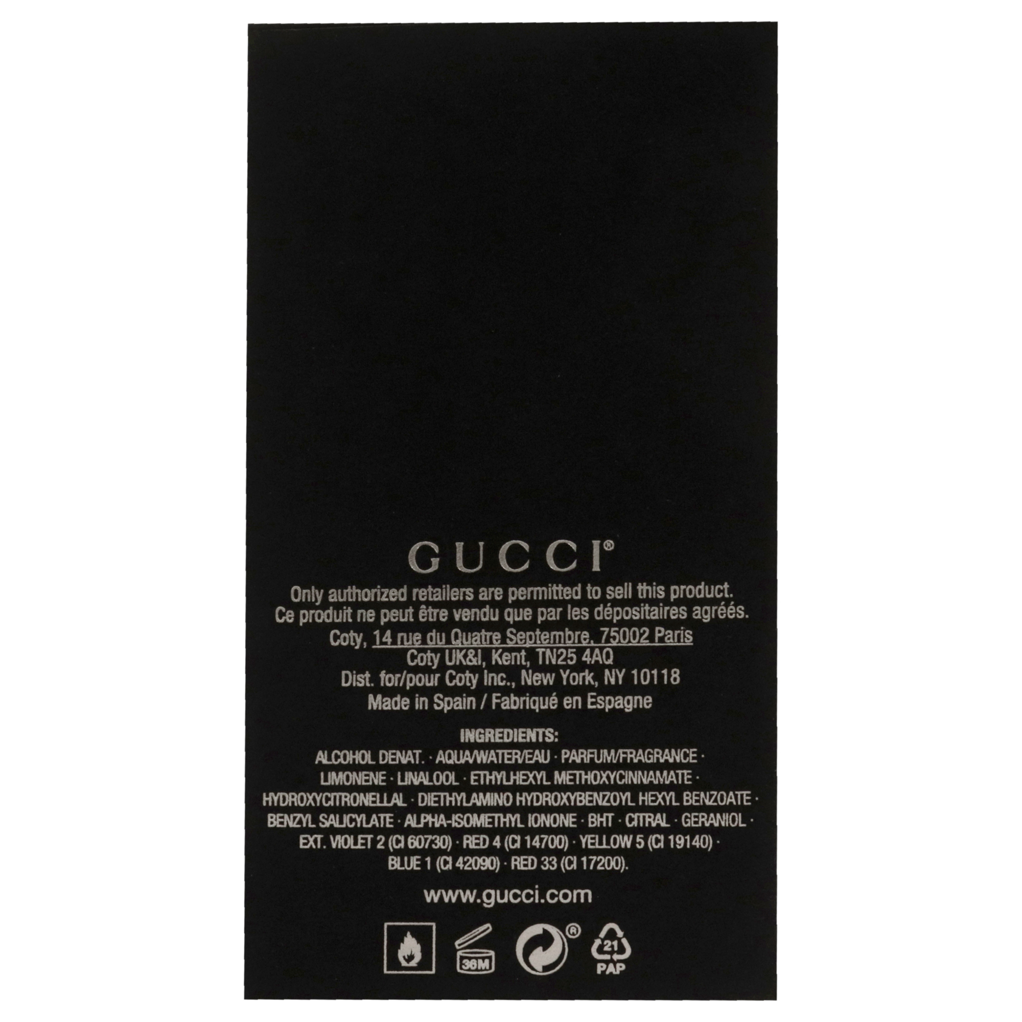 Foto 7 pulgar | Perfume Gucci Gucci Guilty Para Hombre Edt En Aerosol De 50 Ml - Venta Internacional.