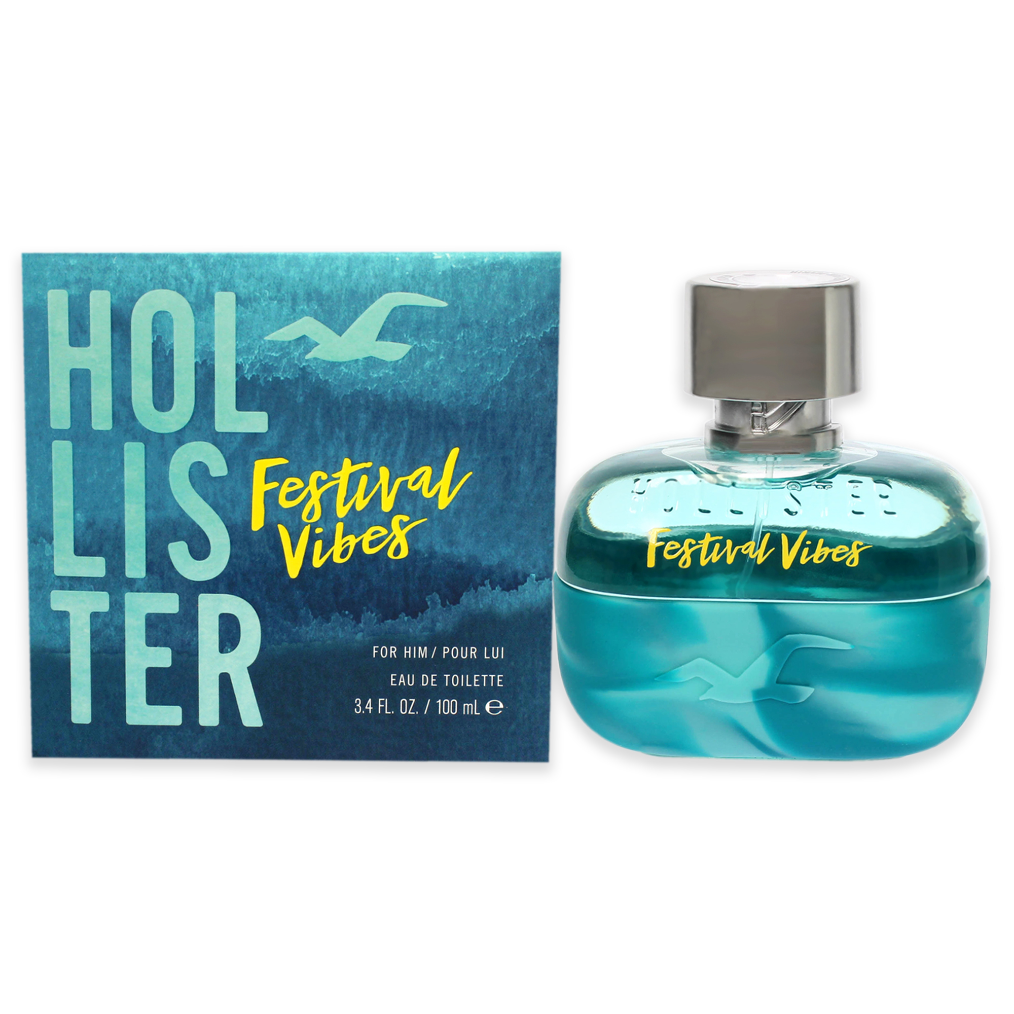 Perfume Hollister Festival Vibes Edt En Aerosol Para Hombre, 100 Ml - Venta Internacional.