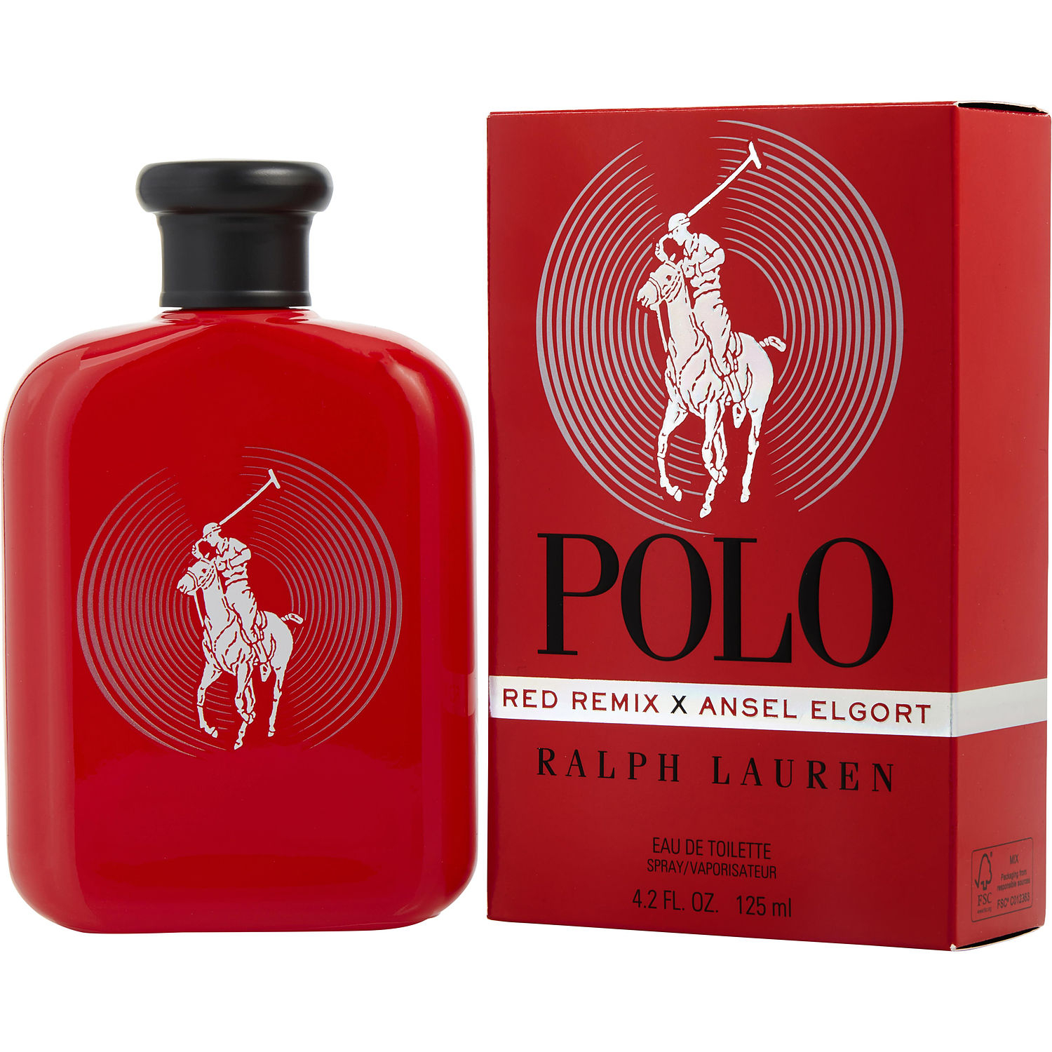Perfume Ralph Lauren Polo Red Remix Edt 125 ml para Hombres - Venta Internacional