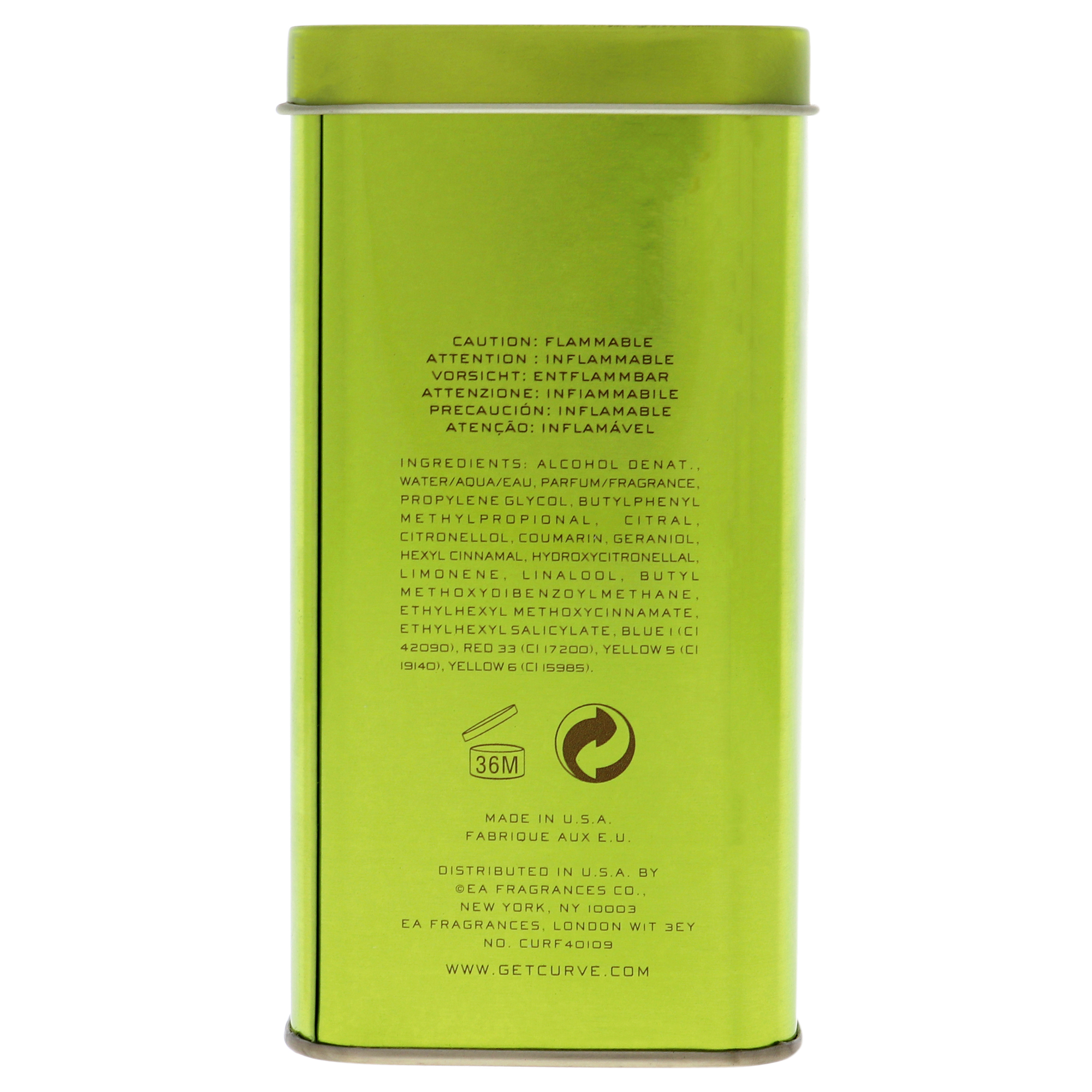 Foto 7 pulgar | Colonia en Aerosol Perfume Liz Claiborne Curve para Hombre 125 ml - Venta Internacional