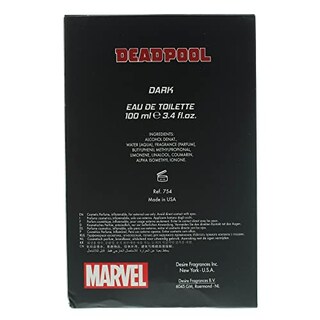 Foto 3 | Perfume Marvel Deadpool Dark Eau De Toilette, 100 Ml, Para Hombre - Venta Internacional.