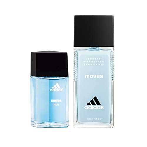 Set de Regalo de Perfume Adidas Moves For Him Eau De Toilette & Deod - Venta Internacional