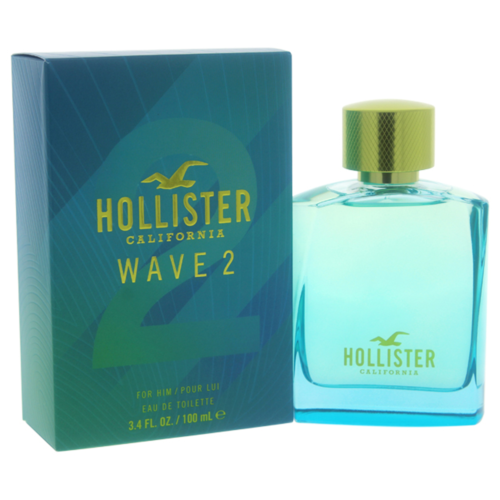 Foto 2 pulgar | Perfume Hollister Wave 2 Eau De Toilette En Aerosol 100 Ml ara Hombre - Venta Internacional