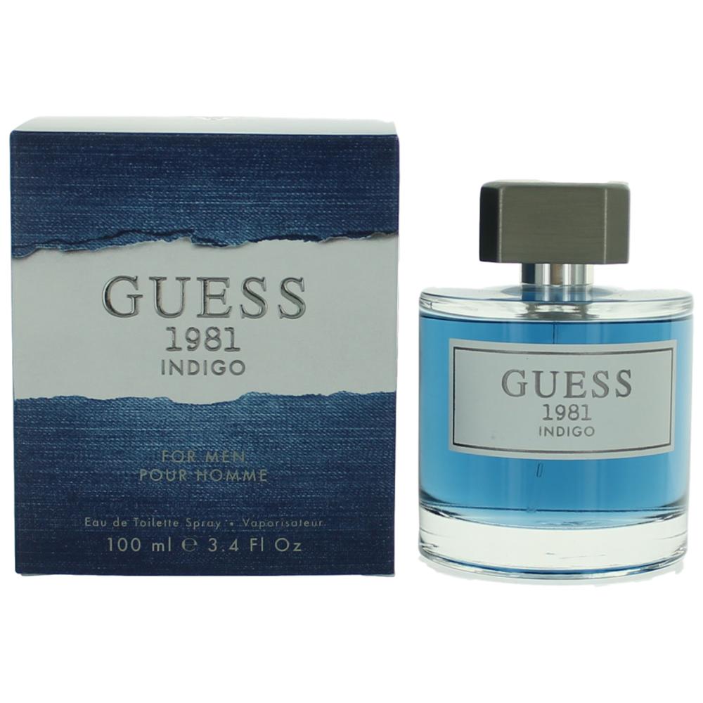 Perfume Guess 1981 Indigo Eau De Toilette 100 Ml Para Hombre- Venta Internacional