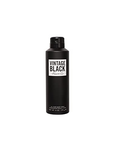 Foto 2 pulgar | Perfume Kenneth Cole Vintage Black Body Spray Para Hombre, 177 Ml - Venta Internacional.