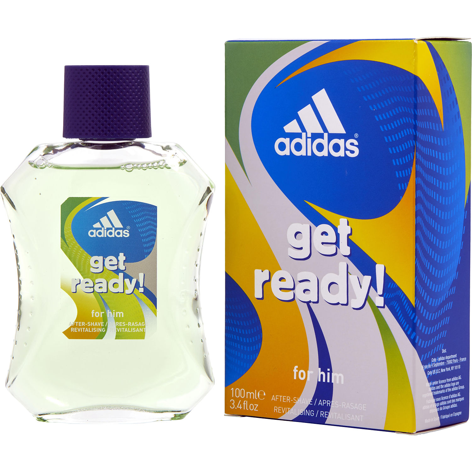 Perfume Adidas Get Ready After Shave De 100 Ml Para Hombre - Venta Internacional.