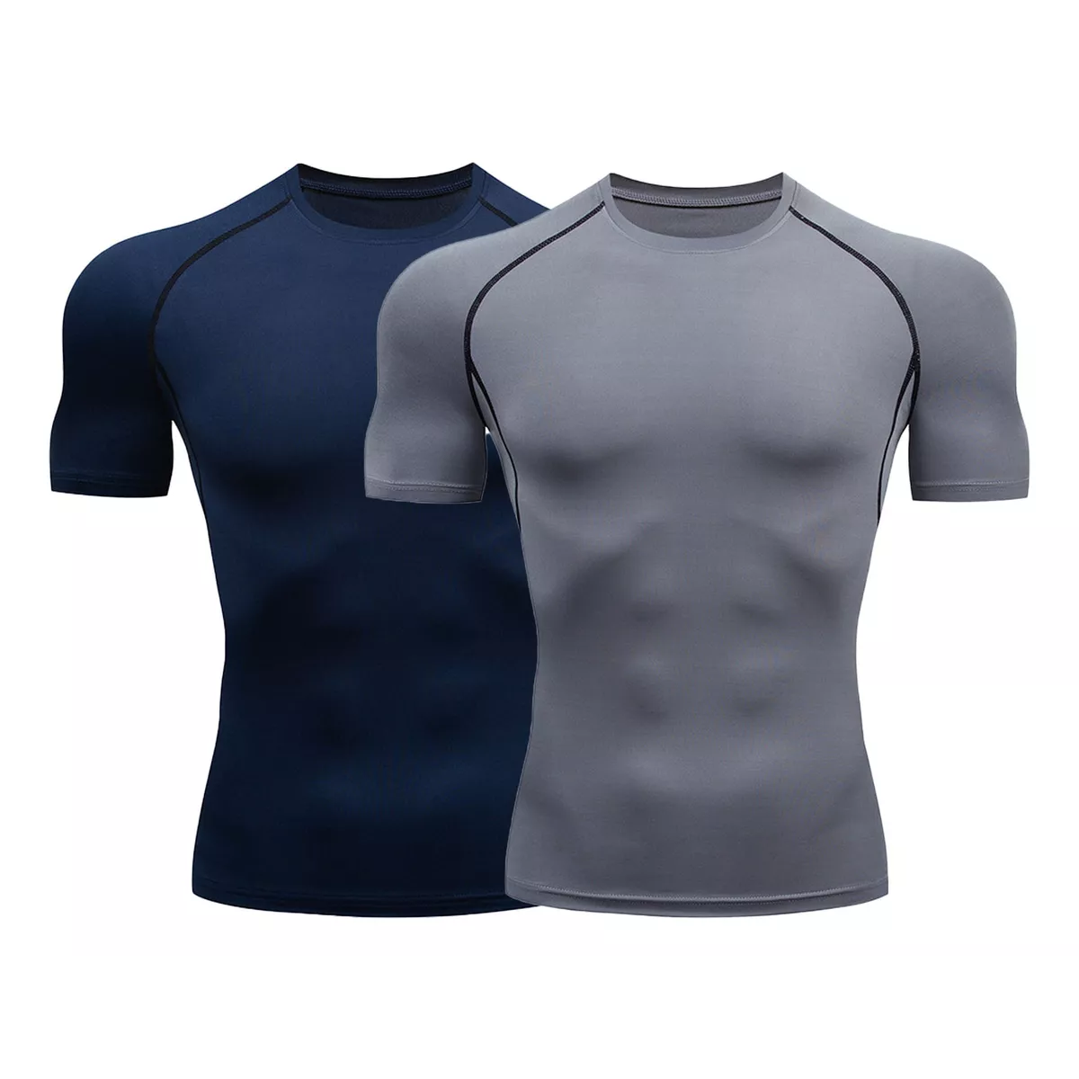 Foto 1 | 2pcs Playera Licras Compresión Talla G Eo Safe Imports Esi-16703 Multicolor