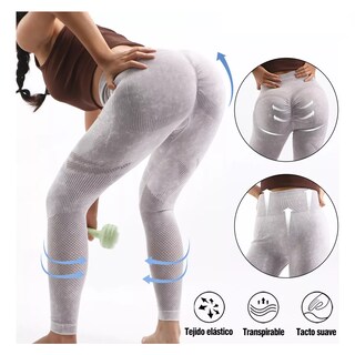 Foto 2 | Leggins Deportivos Talla M Eo Safe Imports Esi-17088 Blanco