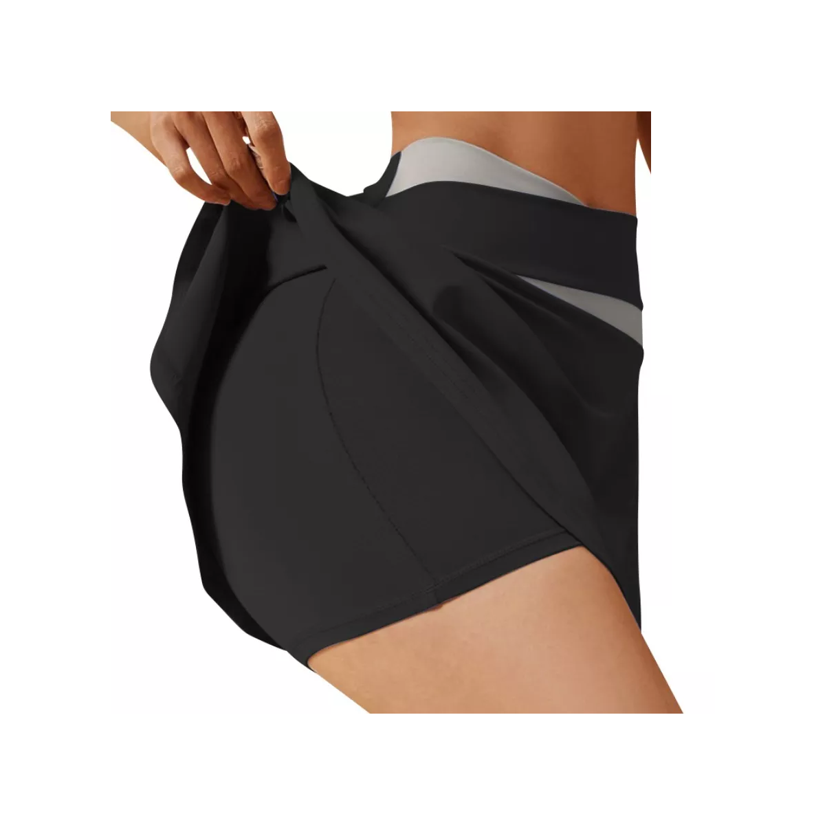 Foto 3 pulgar | Falda Con Short Licra Deportiva Talla 7 Eo Safe Imports Esi-17097 Negro