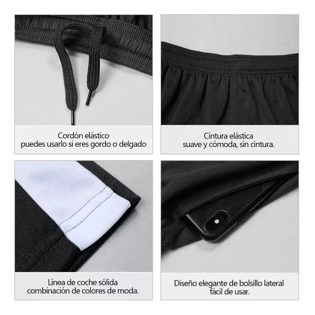 Foto 3 pulgar | Traje De Deportiva De 2 Piezas Talla G Eo Safe Imports Esi-17774 Negro