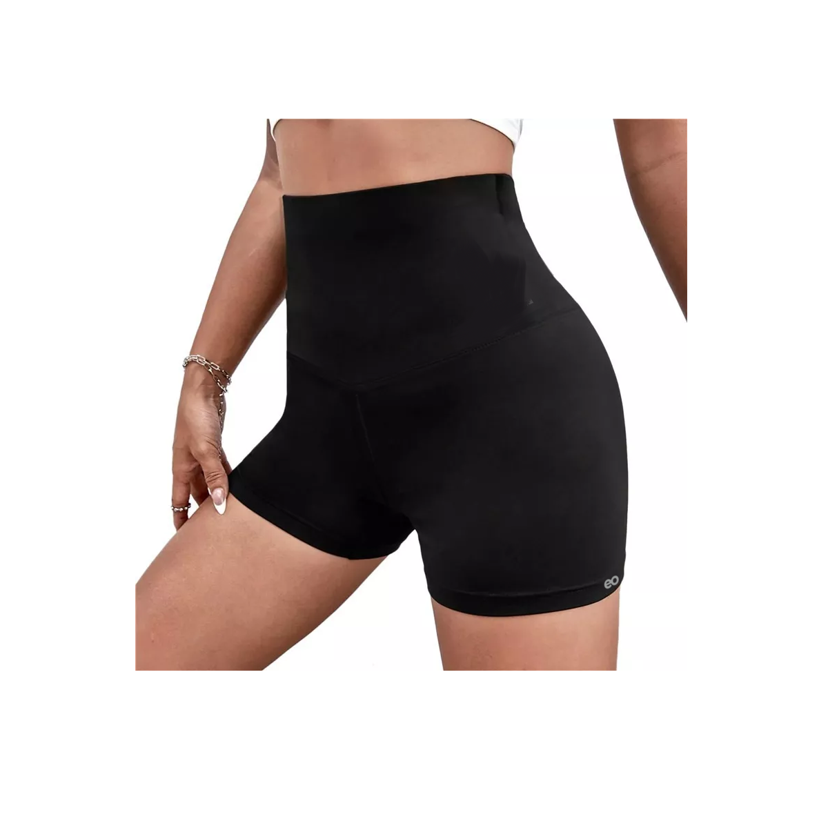 Foto 2 | 2 Pcs Pantalones Cortos De Licra Talla G Eo Safe Imports Esi-17779-1 Negro