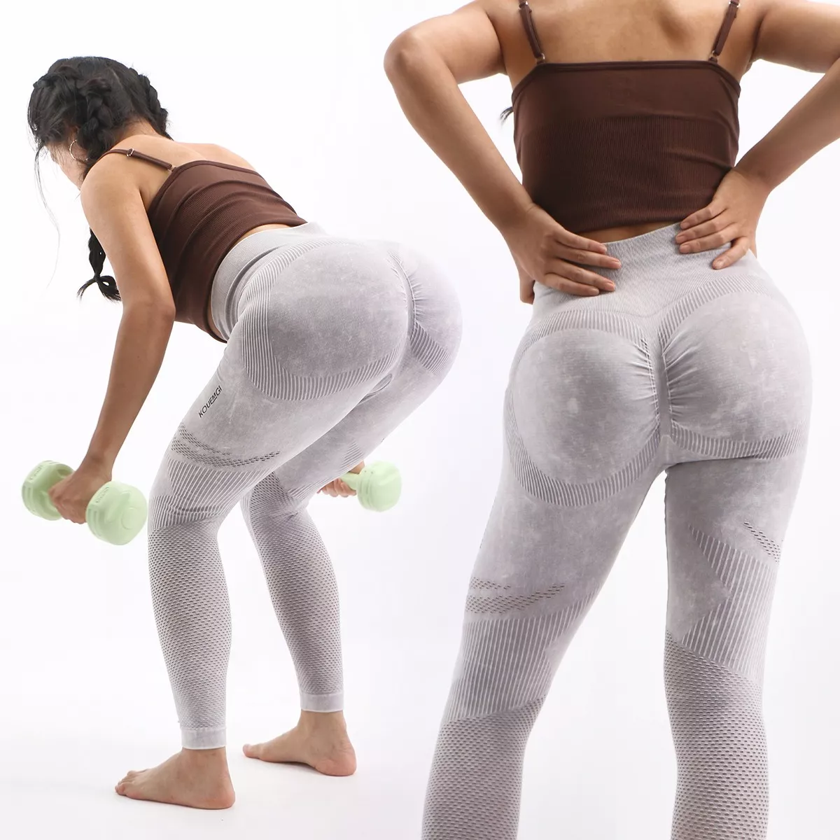 Foto 4 pulgar | Leggins Deportivos Talla L Eo Safe Imports Esi-17089 Blanco