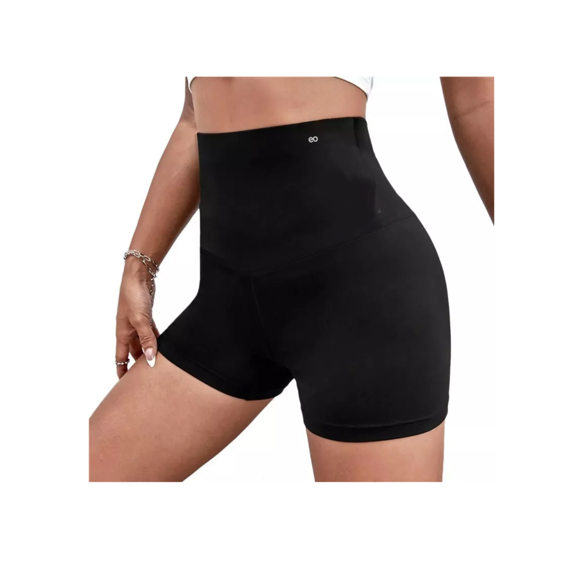 Foto 3 pulgar | 2 Pcs Pantalones Cortos De Licra Talla G Eo Safe Imports Esi-17780-1 Negro