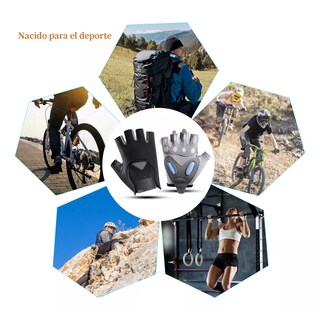 Foto 2 | Guantes Gym Talla Ch/m Eo Safe Imports Esi-16952 Negro