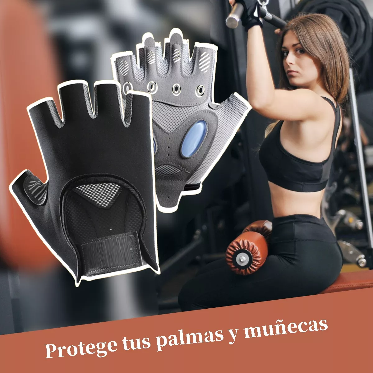Foto 4 pulgar | Guantes Gym Talla Ch/m Eo Safe Imports Esi-16952 Negro